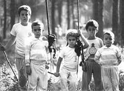 Children in El Colorado Forest South of Cádiz