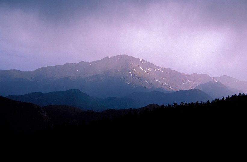 Pikes Peak from Waldo Canyon Trail