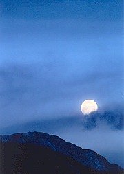 Moonset From Quail Lake