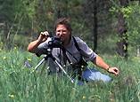 On Lovell Gulch Trail, 
    2003. Photo courtesy of LeRoy Woods